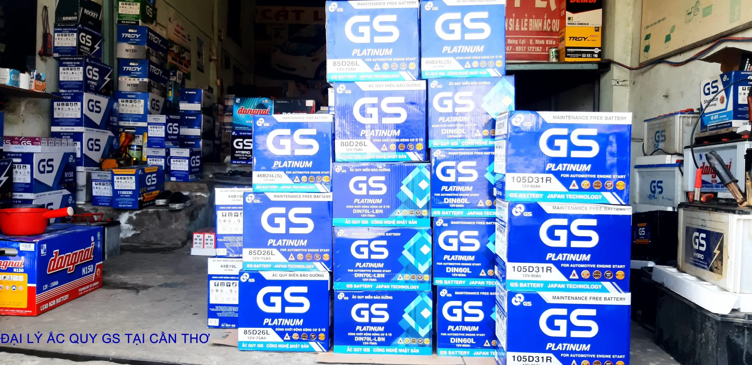Đại lý ắc quy GS tại Cần Thơ - Cung Cấp & Lắp Đặt Tận Nơi Uy Tín 24/7
