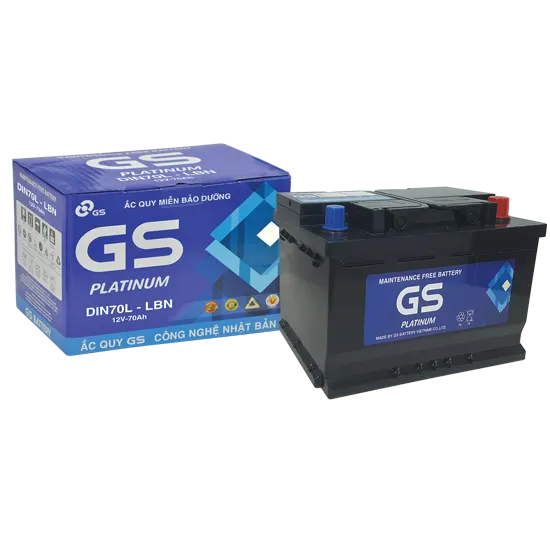 Ắc quy GS MF DIN70L-LBN