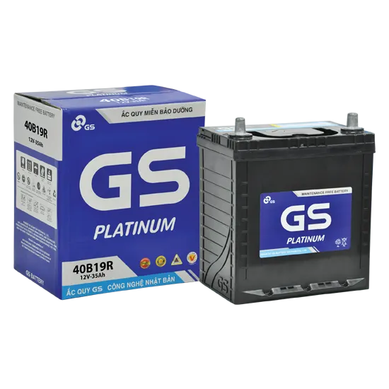 Bình ắc quy GS MF 40B19R (12v-35ah)