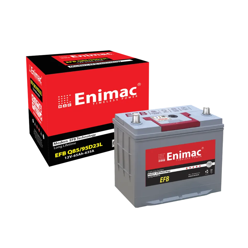 Ắc quy Enimac EFB Q85 95D23L (12v-65ah)