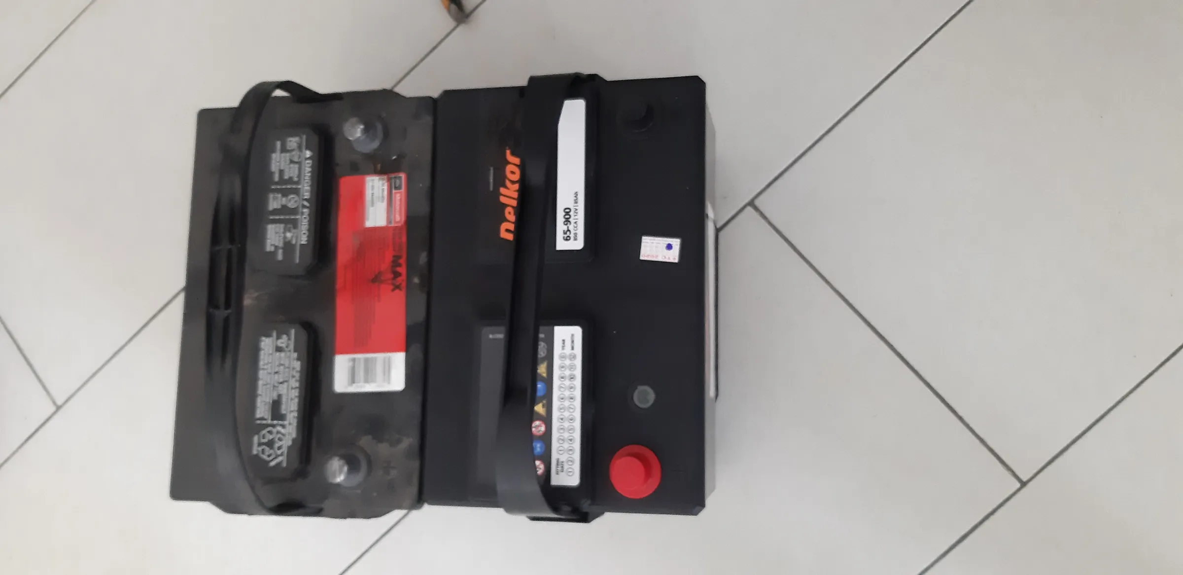 So sánh kích thước chuẩn và cọc R của bình ắc quy xe Ford Explorer với bình Delkor 65-900 tại Cần Thơ - Ắc Quy Cát Lâm