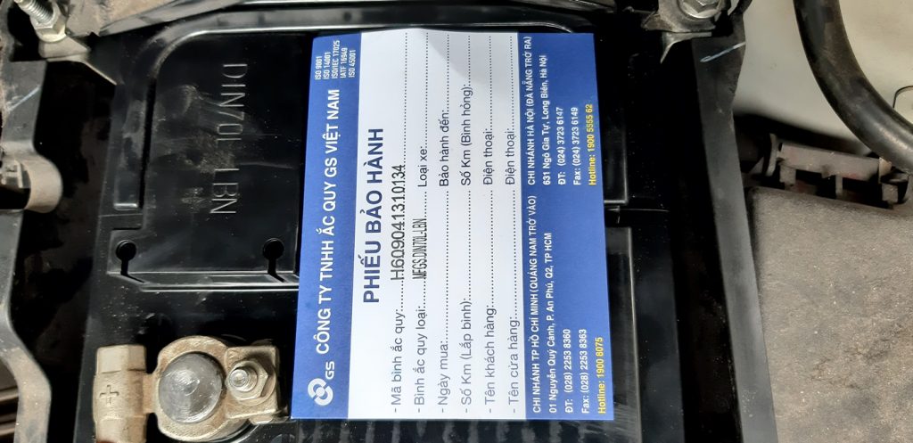 Thay bình ắc quy xe Ford Focus tại Cần Thơ - Ắc Quy Cát Lâm