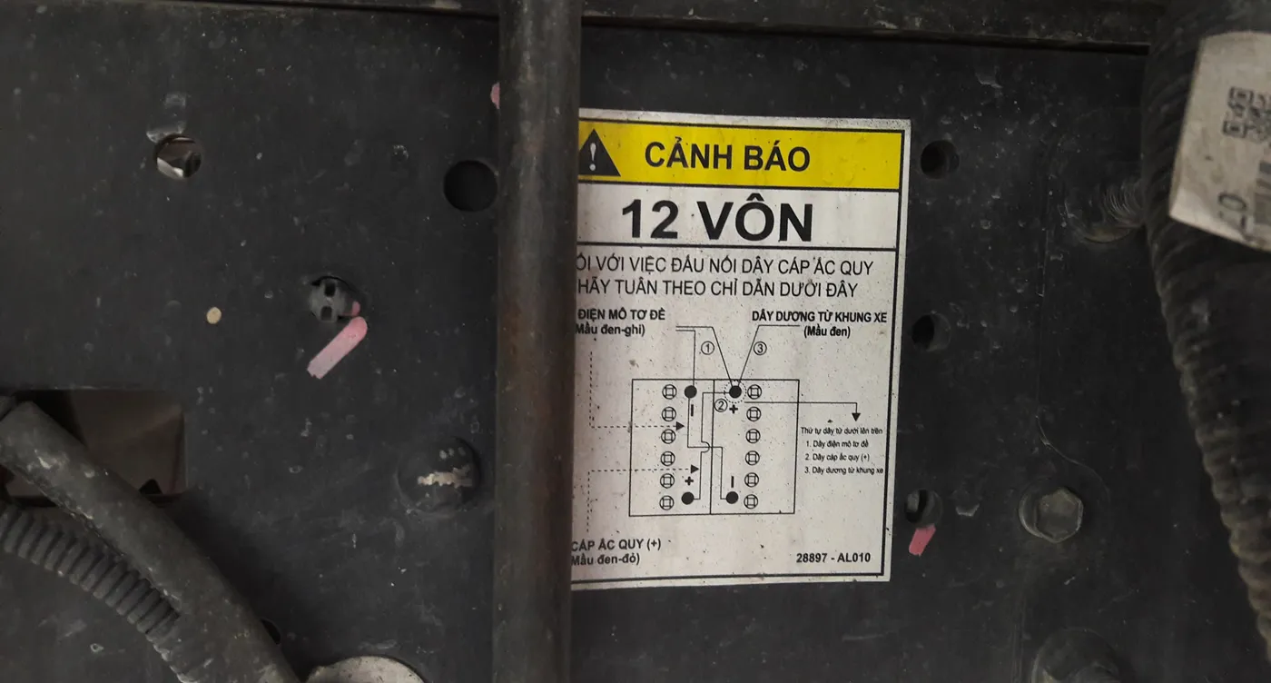 hino cảnh báo 12v tại Cần Thơ - Ắc Quy Cát Lâm