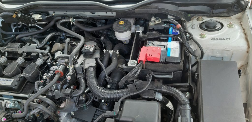 Bình NS60LS 12V 45Ah thay cho Honda Civic tại Cần Thơ - Ắc Quy Cát Lâm