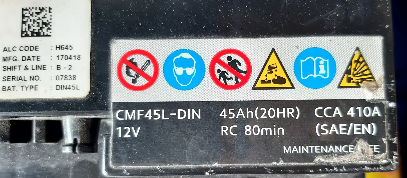 Thay bình ắc quy xe Hyundai Accent tại Cần Thơ Ắc quy theo xe Hyundai Accent tại Cần Thơ - Ắc Quy Cát Lâm