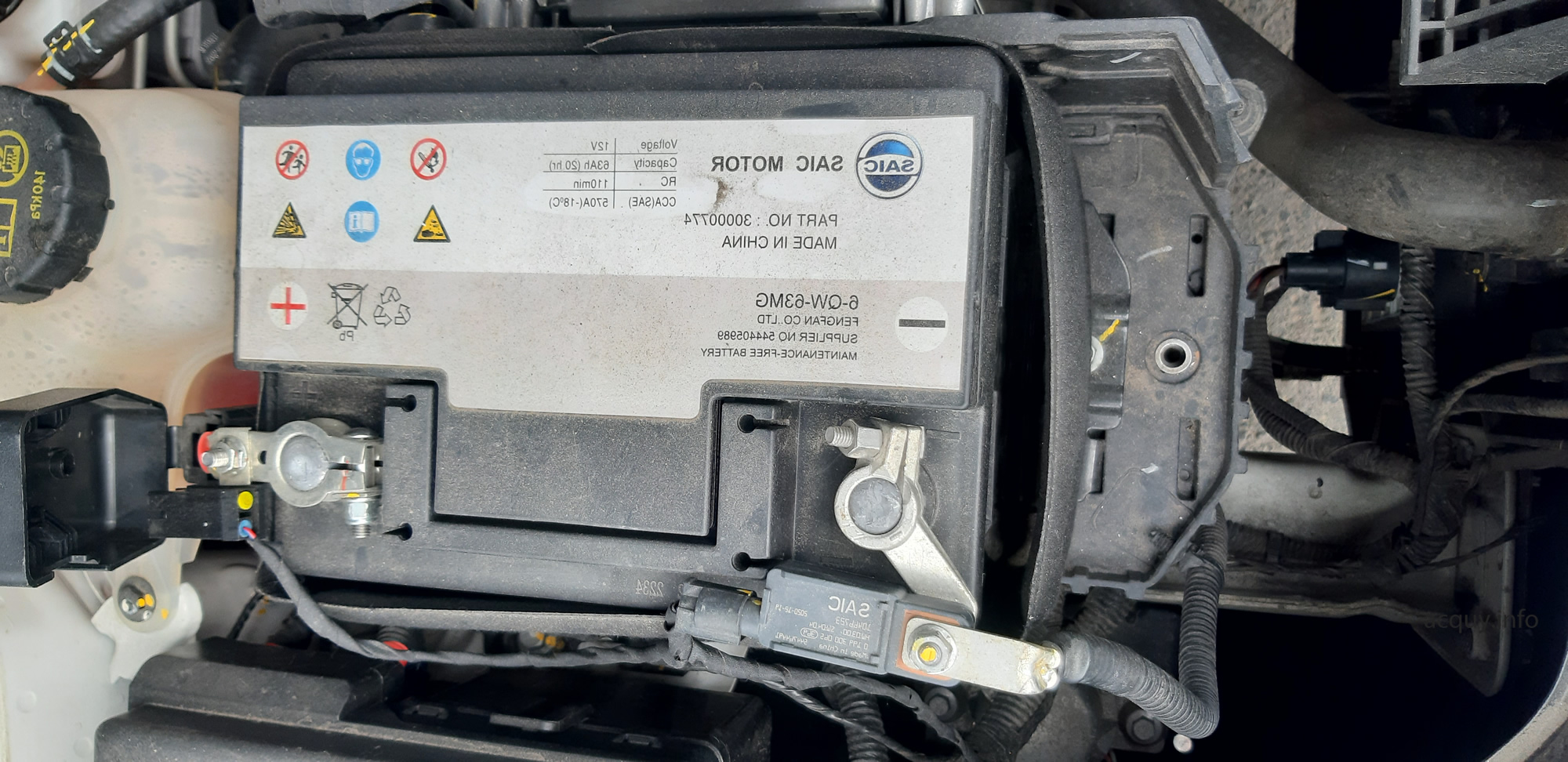 Thông số bình ắc quy theo xe MG ZS Sport tại Cần Thơ - Ắc Quy Cát Lâm