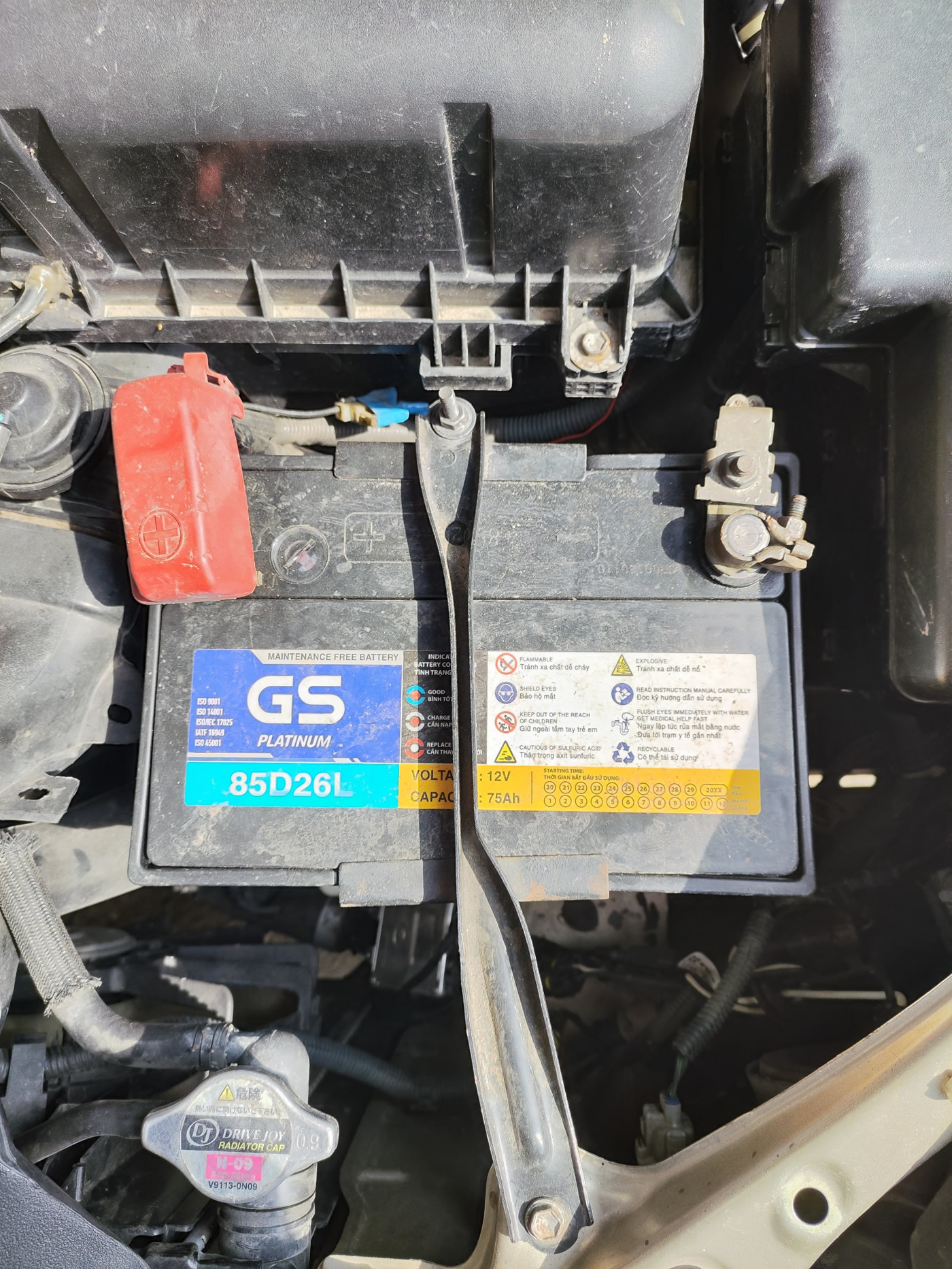 Bình ắc quy GS thay cho xe Toyota Sienna tại Cần Thơ - Ắc Quy Cát Lâm