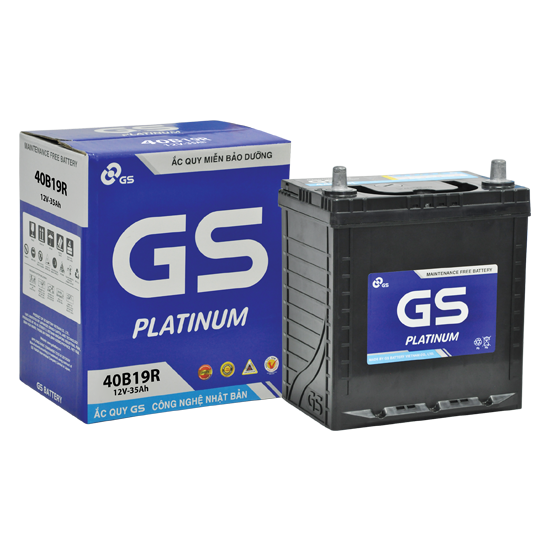 Bình ắc quy GS MF 40B19R (12v-35ah)