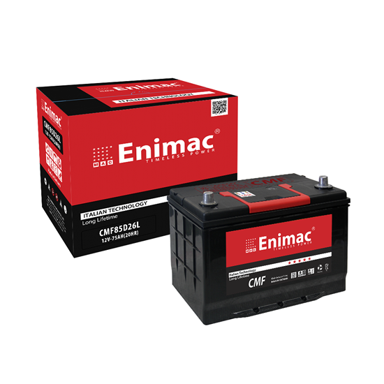 Ắc quy Enimac CMF 85D26L (12v-75ah)