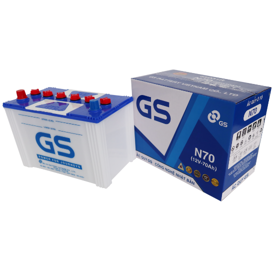 Bình ắc quy GS N70 (12v-70ah)