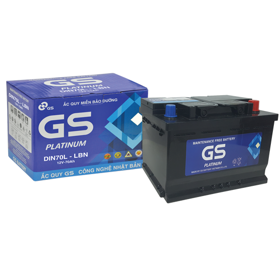 Ắc quy GS MF DIN70L-LBN