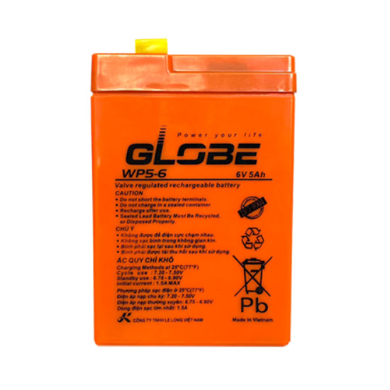 Ắc quy Globle WP5-6 (6v-5ah)
