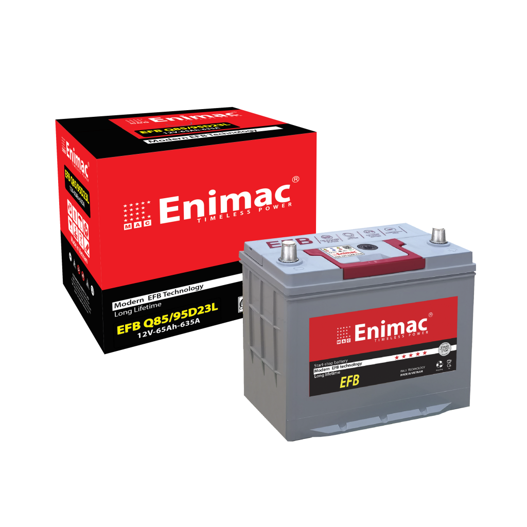 Ắc quy Enimac EFB Q85 95D23L (12v-65ah)